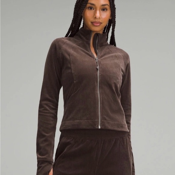 lululemon athletica Jackets & Blazers - Lululemon Scuba Track Jacket in Espresso